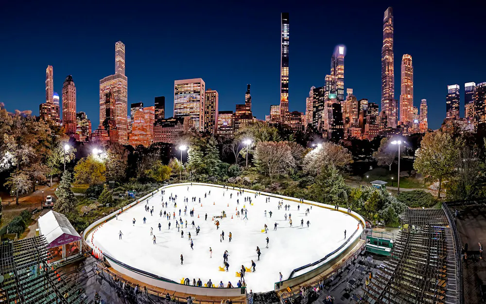 Biglietti per il pattinaggio sul ghiaccio al Wollman Rink con noleggio di pattini