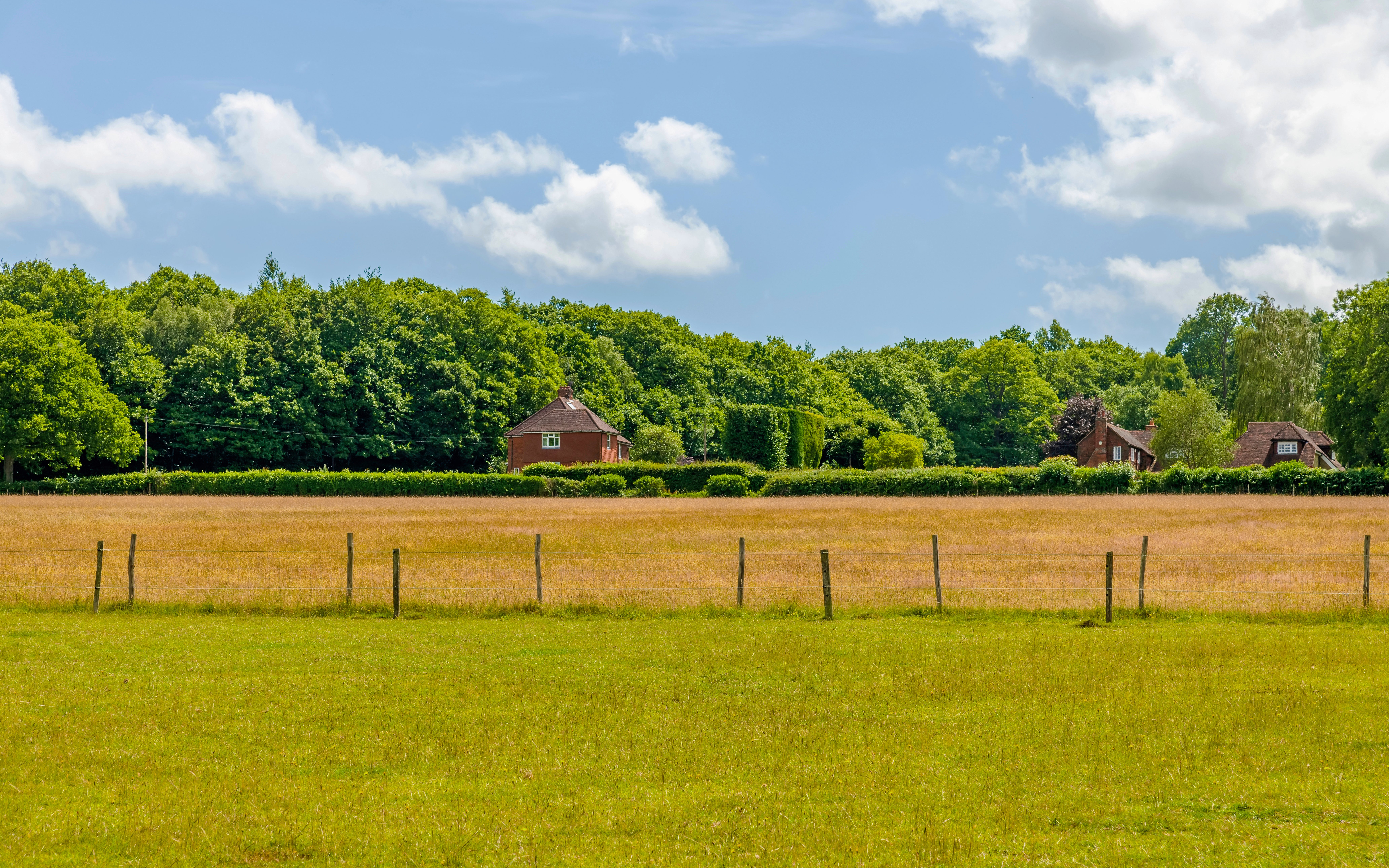 English countryside view of Sevenoaks during spring, Kent, UK