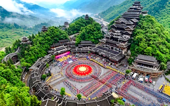 from chongqing: chiyou jiuli city, gongtan ancient town and wujiang river day trip-6