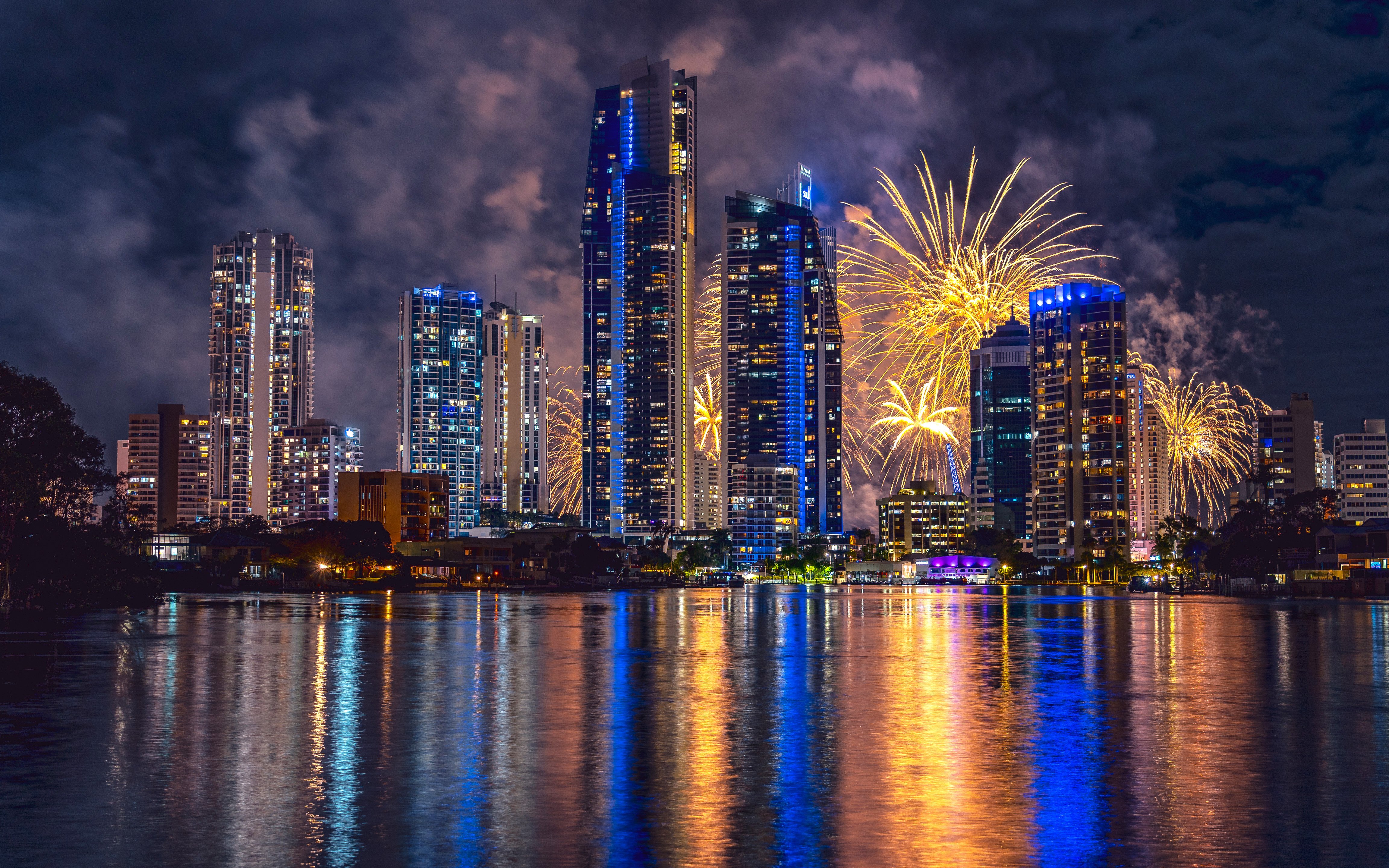 fireworks festival in Surfers Paradise