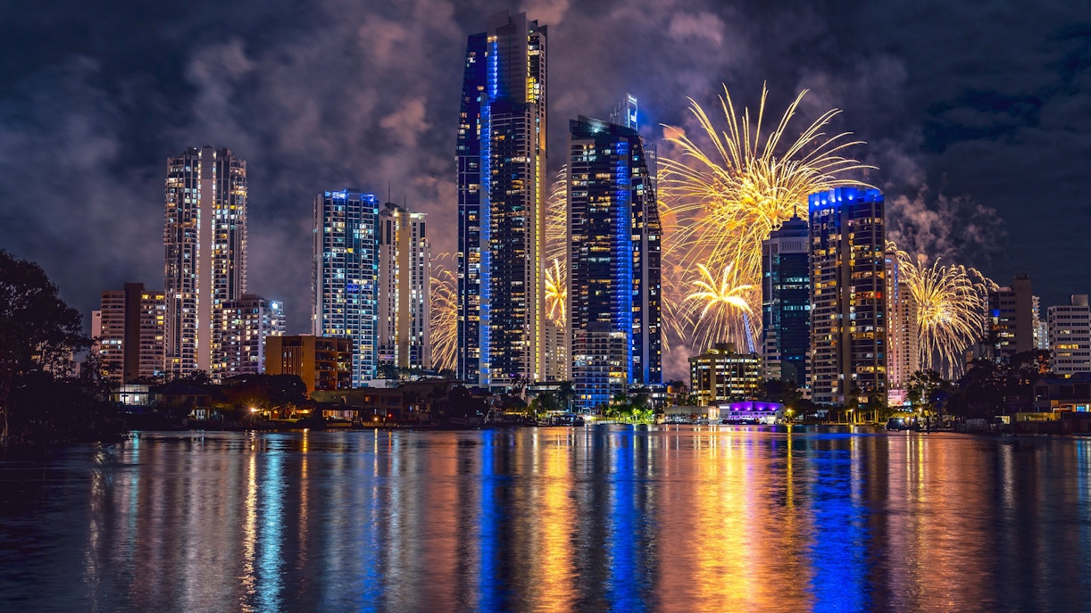 fireworks festival in Surfers Paradise