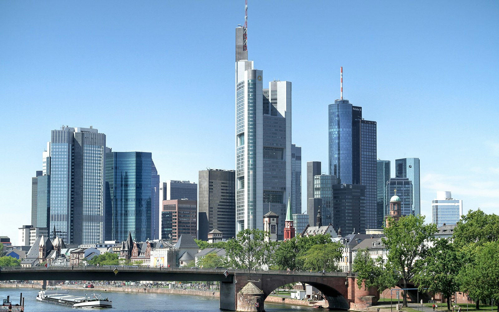 Main skyline with a river being overlooked upon