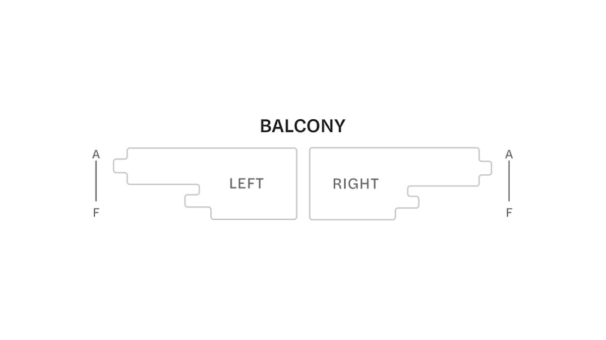 Apollo Theatre seating plan