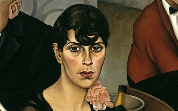 Portrait painting displayed at Neue Nationalgalerie, Berlin.