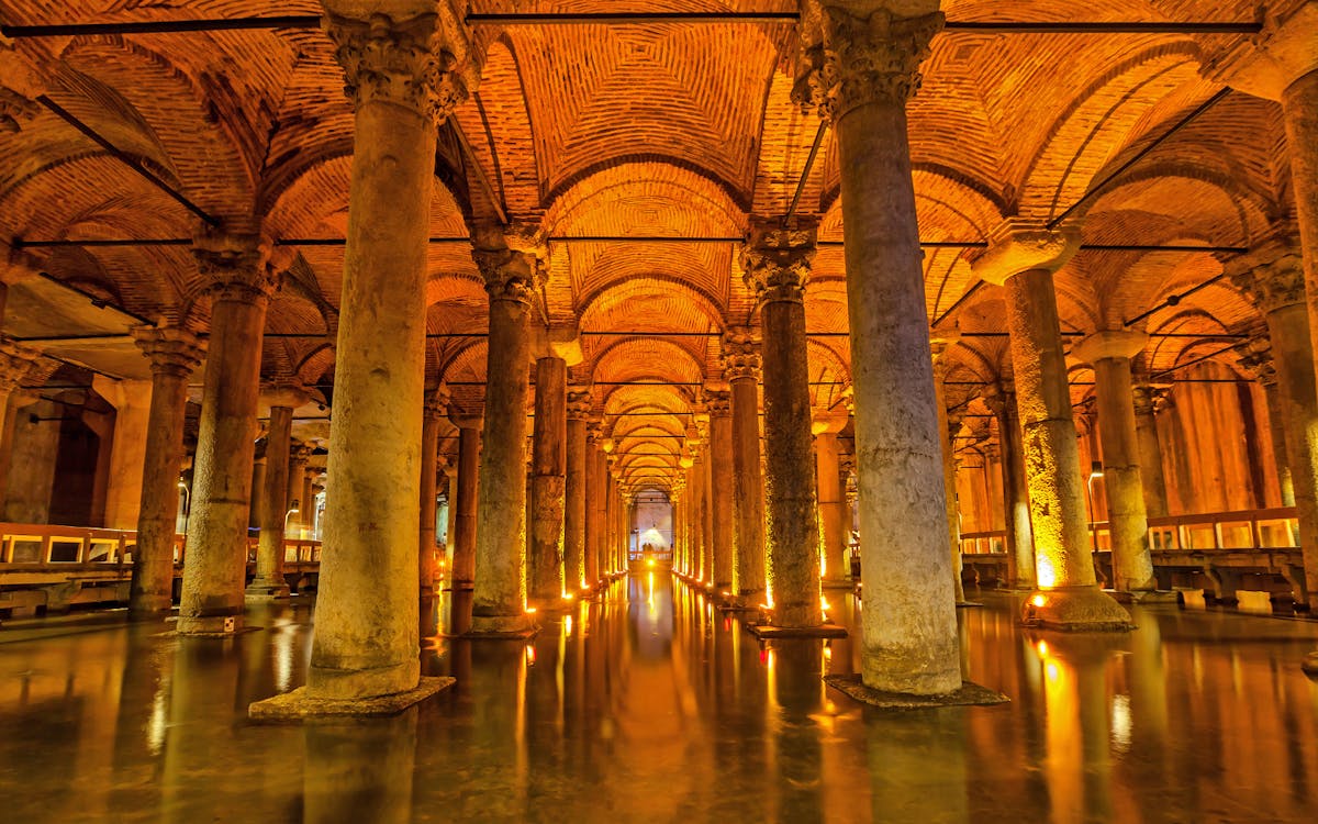 Cistern in moorish castle