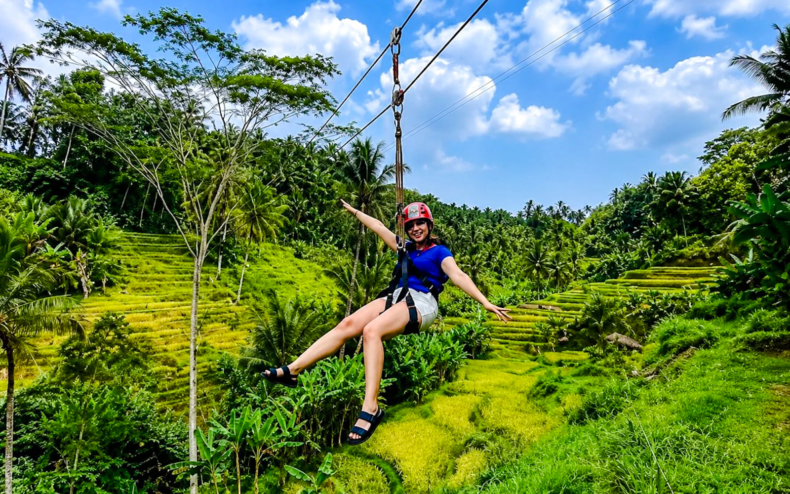 Ubud Private Rice Terrace Zipline, Sky Bike and Jungle Swings Image 2