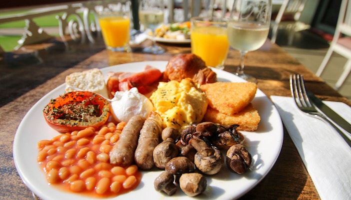 Beans and bread English Breakfast