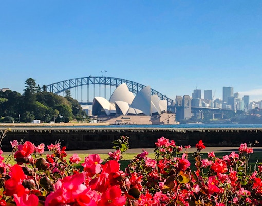 sydney skyline with opera house