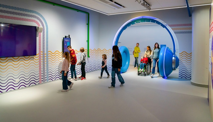 Inside Genoa Aquarium