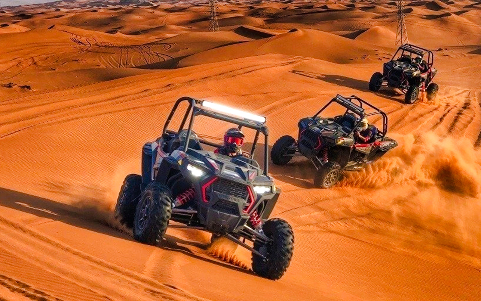 Dubai Private 4x4 Desert Safari with Dune Bashing Camel Ride Sandboarding and BBQ Dinner Image 3