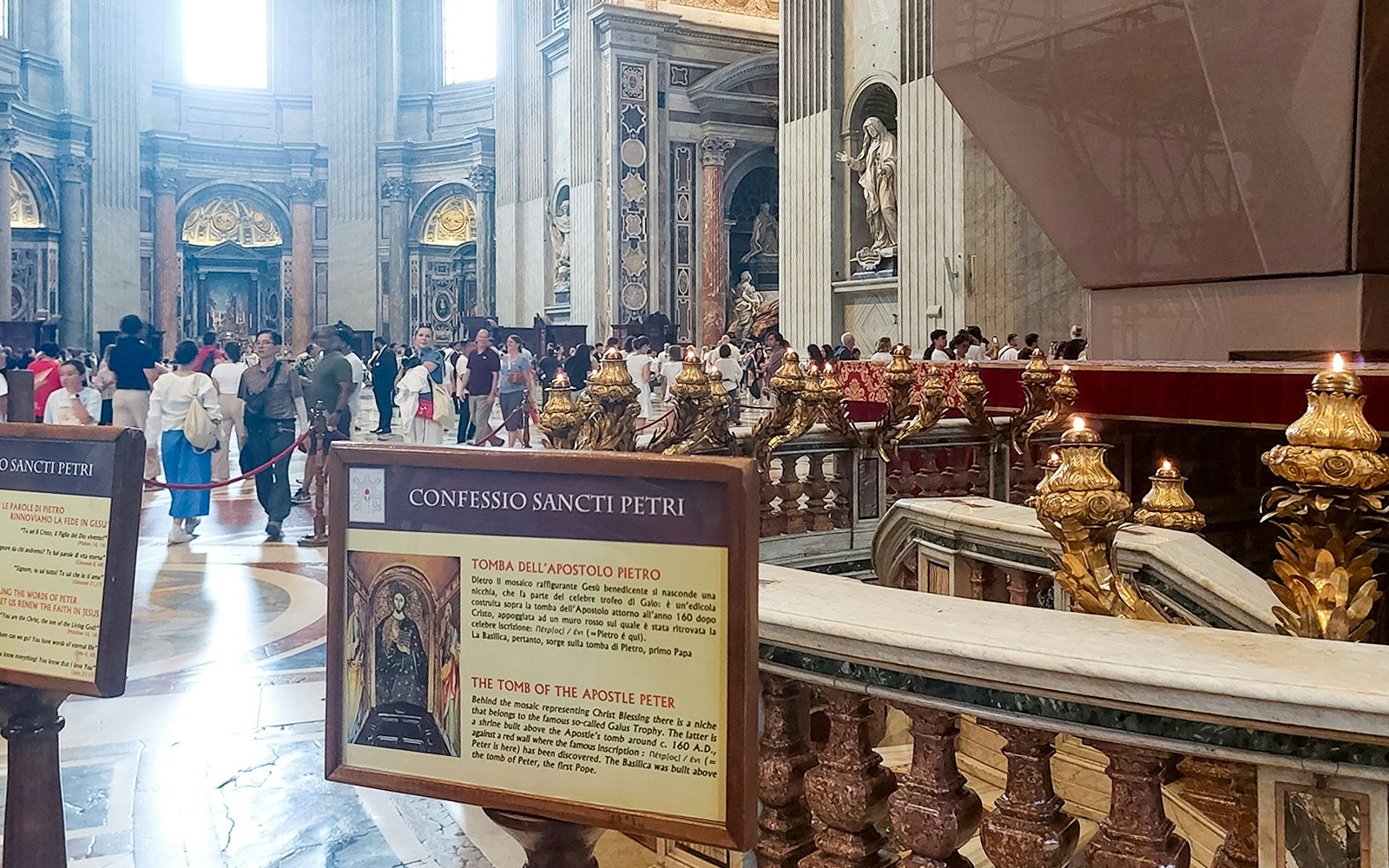 La tombe de saint Pierre