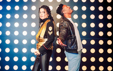 Guests interacting with wax figures at Madame Tussauds Nashville.