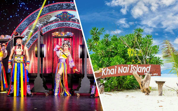 Combo: Simon Cabaret Show & Phi Phi Island Tour with Speedboat Experience from Phuket