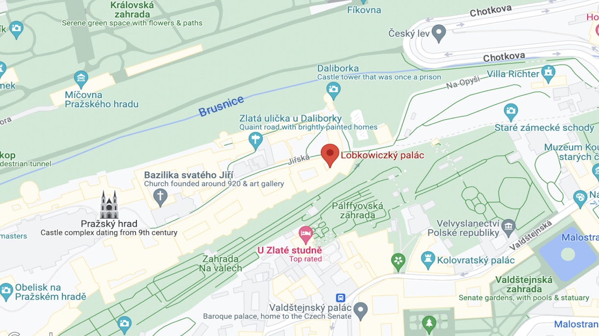 Lobkowicz Palace Location