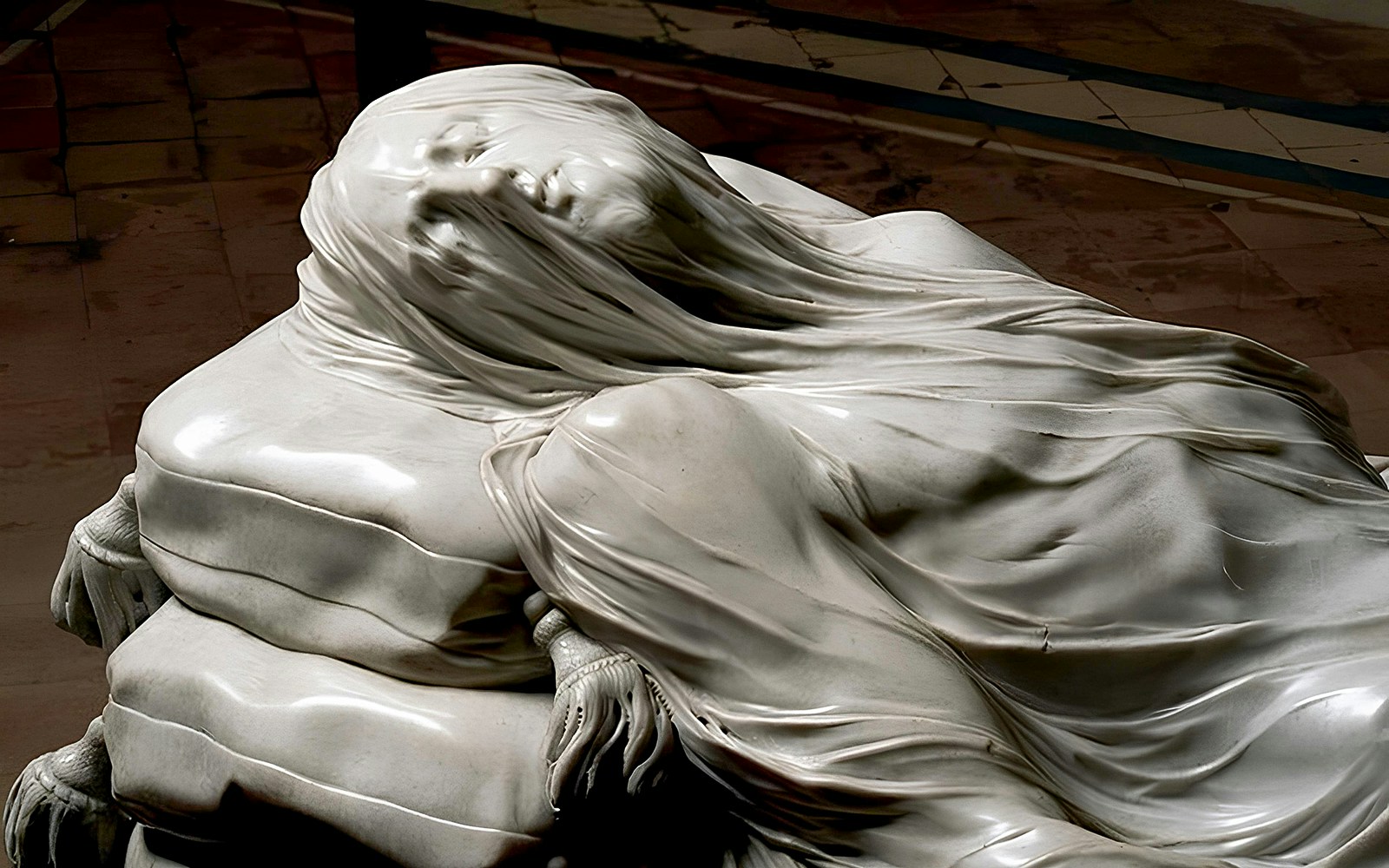 Veiled Christ in Sansevero Chapel, Naples