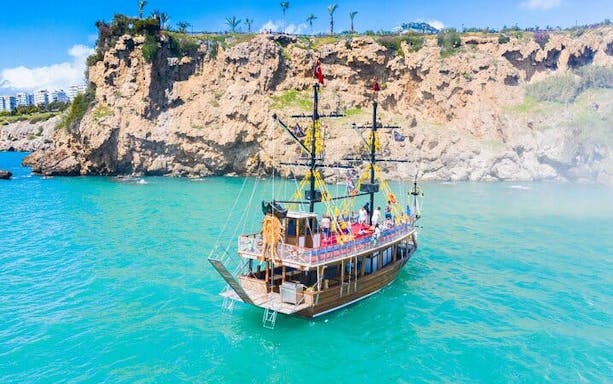 antalya relaxing boat trip – swim sunbathe on the turquoise coast-4