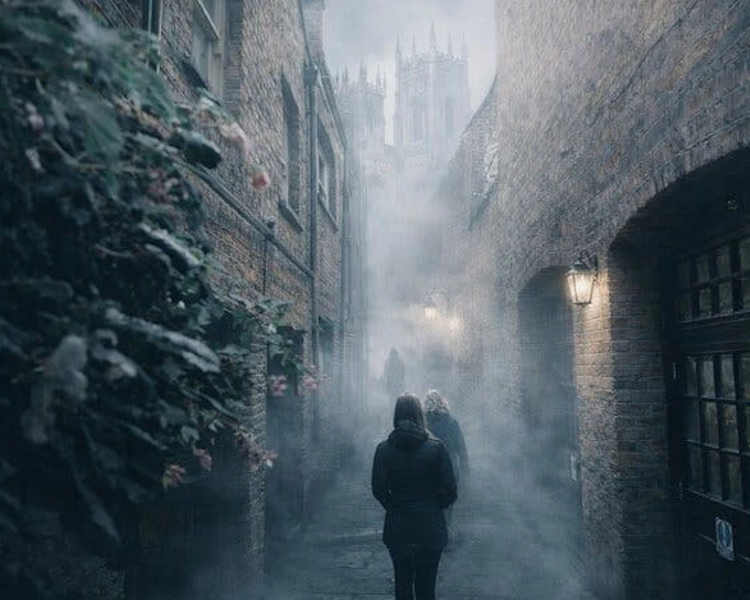 York Haunted Walking Tour of Historic Sites with Interactive Stories