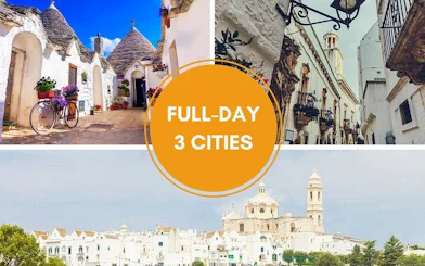 Alberobello, Martina Franca & Locorotondo Guided Day Trip