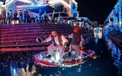Land of Legends Night Show with Round Transfer from Side