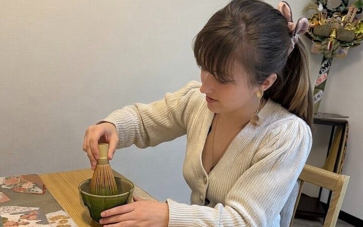 asakusa tokyo sushi making class : sake ceremony & whisk matcha-2