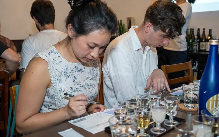 tur på sake-bryggeri i kyoto med smaksprøver og mat- og drikke-kombinasjoner 
-8