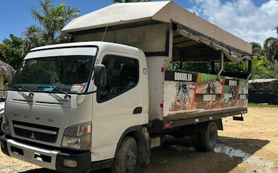 Tour truck for Punta Cana Jungle Buggy Guided Tour with cenote swim and tastings.