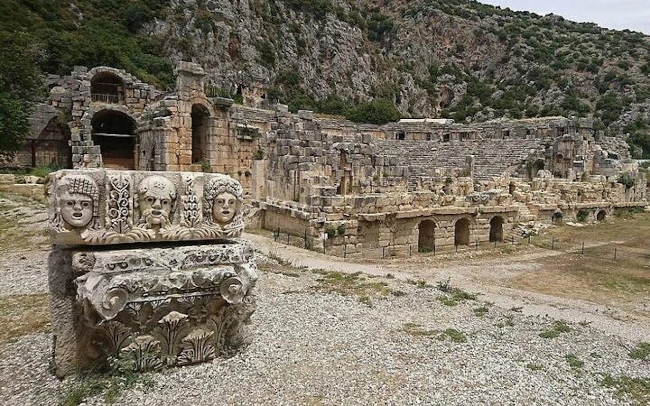 Excursion d'une journée à la cité engloutie de Kekova, à Demre et à Myra à partir d'Antalya