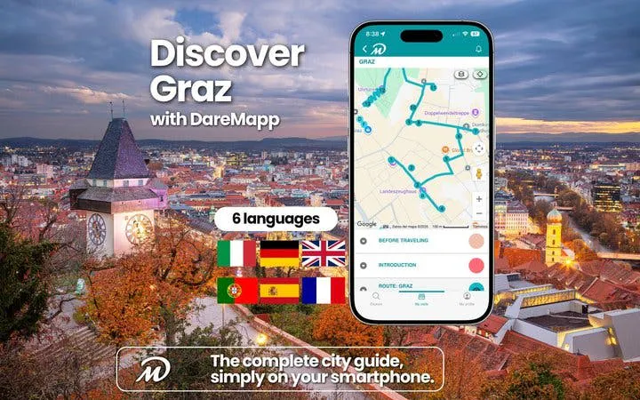 Graz Self-Guided Walking Tour on Mobile App