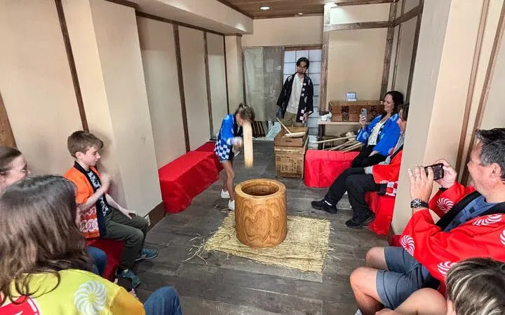 Traditional Mochi Pounding Hands-On Experience with Rice Cake Tasting and Traditional Costume Image 10