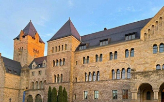 Medieval-style castle in Poznan, featured on self-guided audio walking tour via mobile app.