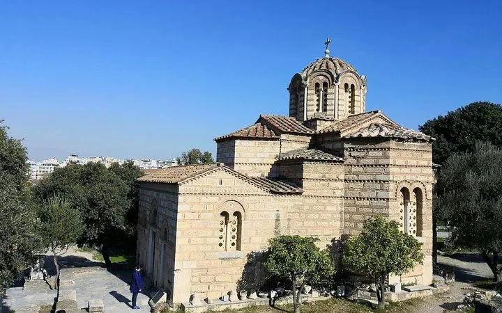Ancient Byzantine church in Athens, part of Greek Mythology Walking Tour.