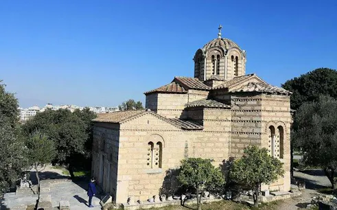 Ancient Byzantine church in Athens, part of Greek Mythology Walking Tour.