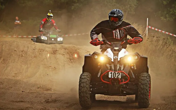 Krakow Extreme Off-Road Quad Bike Tour with BBQ Meal, and Hotel Transfers