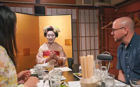 dîner avec une maiko dans un restaurant traditionnel de kyoto-1