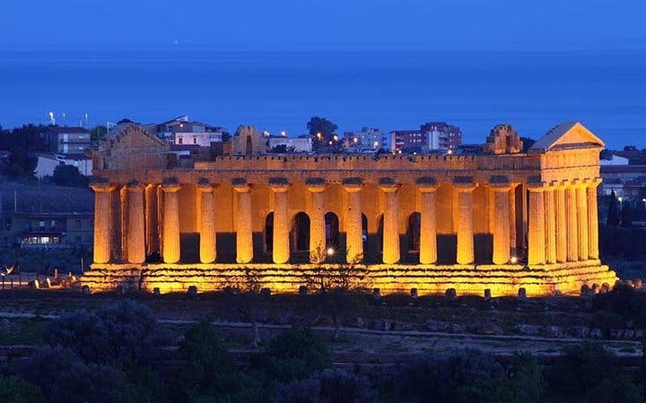 bilet de intrare în zona arheologică „valea templelor”-2