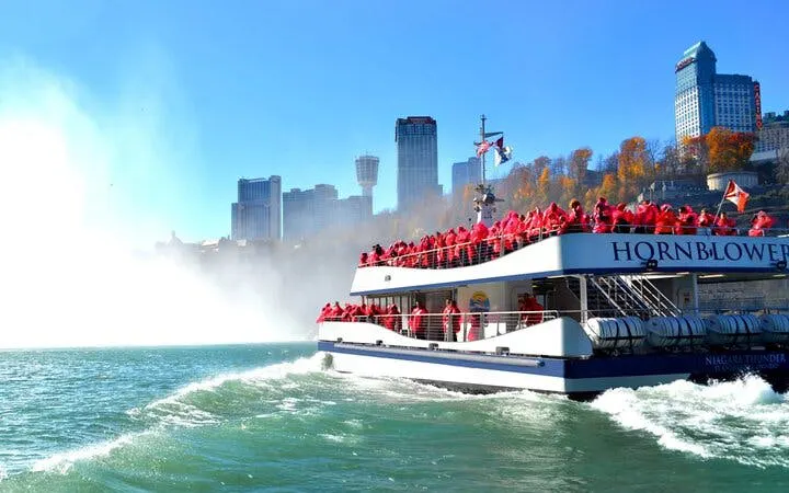 niagara falls guided vehicle tour with skylon tower, journey behind the falls, and maple tasting-6