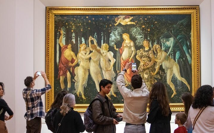 liten gruppetur i uffizi-galleriet med inngangsbilletter-1