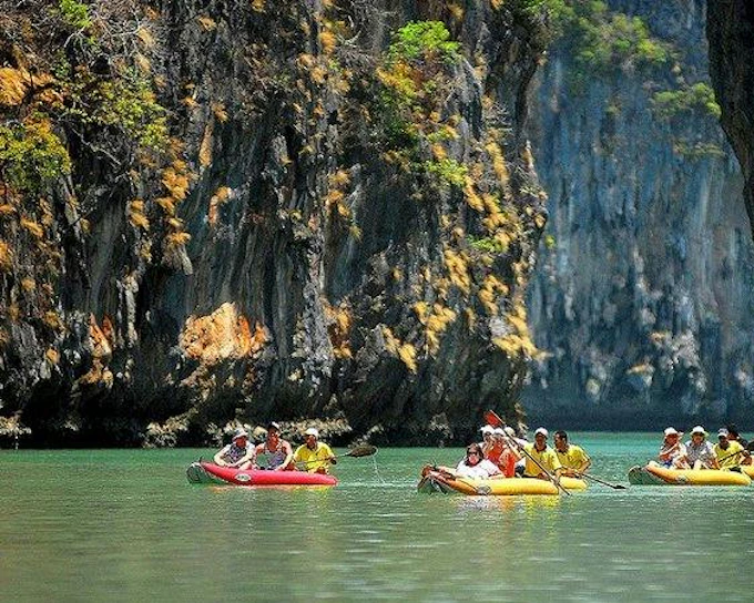 From Phuket: Phang Nga Bay Sea Kayaking Tour With James Bond Island & Buffet Lunch