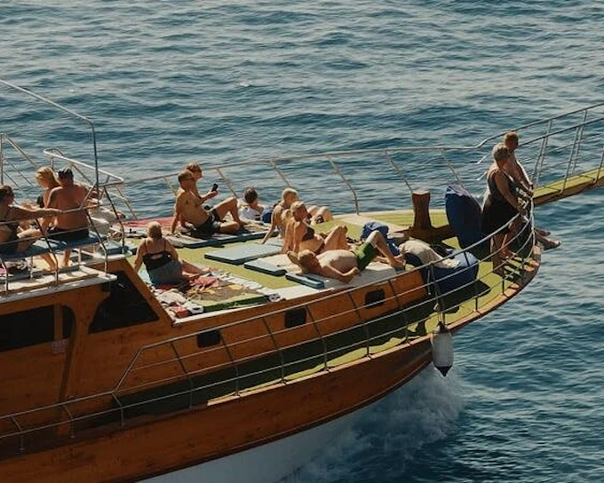 Antalya Relaxing Boat Trip – Swim Sunbathe on the Turquoise Coast