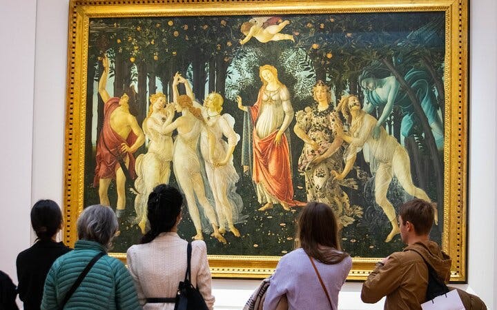 ingresso com entrada reservada para a galeria uffizi com aplicativo de audioguia digital-3