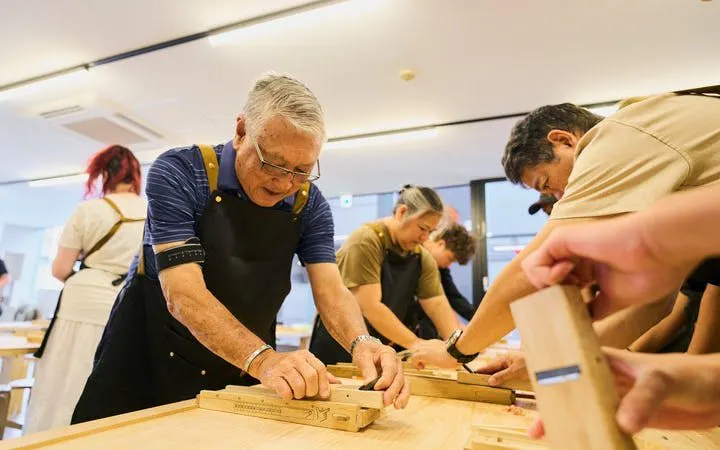 Tokyo Shinjuku Chopstick-Making Workshop with Personalized Kanji Engraving and Wood Selection Image 3