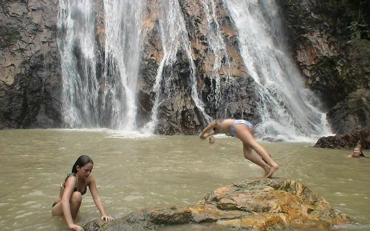 Waterfall swimming spot on Koh Samui 4WD Jeep Safari Tour, Ko Samui.