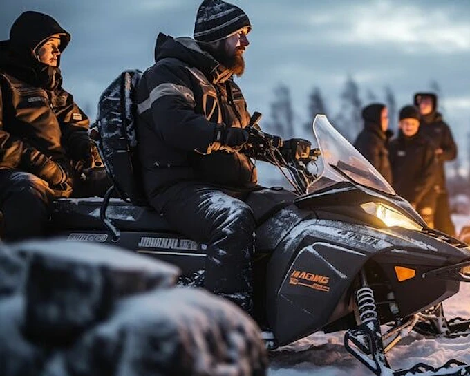 Zakopane Guided Snowmobile or Quad Adventure with Bonfire Feast, Cheese Tasting, and Hotel Transfers