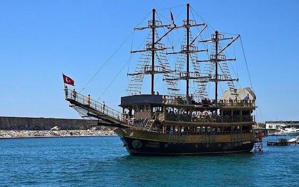 antalya pirate boat tour with foam party soft drinks & transfer-4