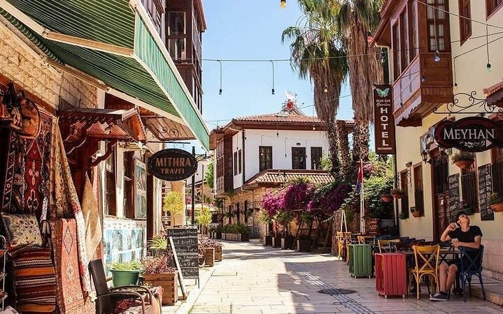 visite de la ville d'antalya en formule tout compris à partir de kemer : visite en bateau et cascades-1