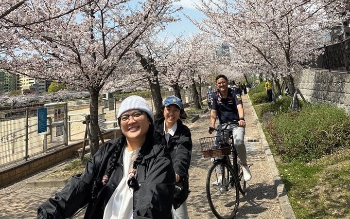 osaka small-group bike tour of cultural landmarks with lunch and tea break-2