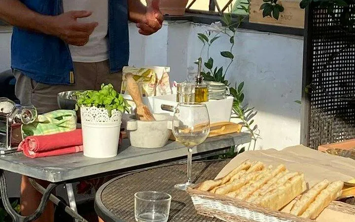 Genoa Rooftop Pesto and Fresh Pasta-Making Cooking Class with Wine