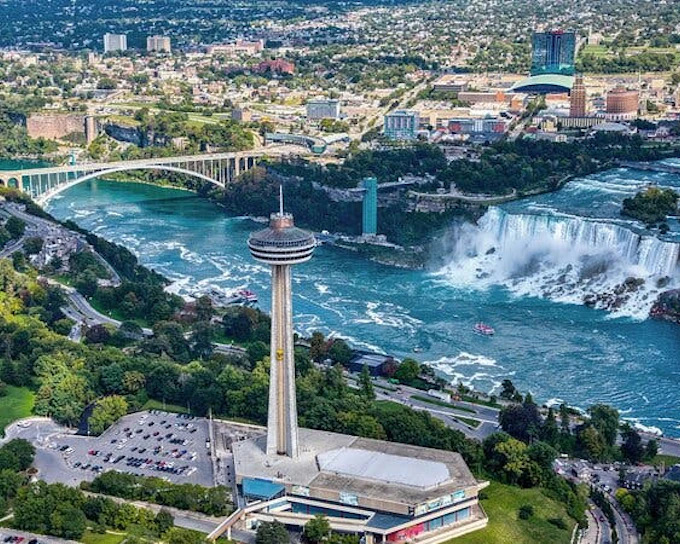 Niagara Falls Walking Tour with Skylon Tower Entry and Boat Cruise Tickets