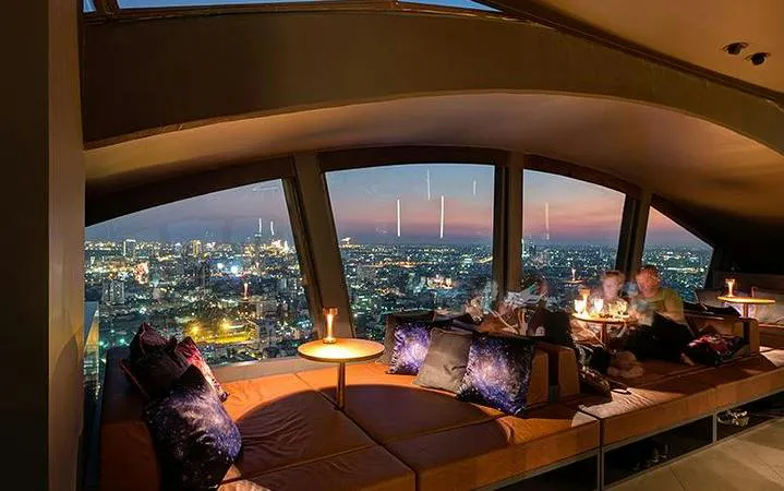 Vertigo TOO Sky Bar Open Bar with One Dish