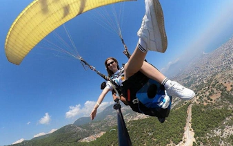 tandem paragliding with a licensed pilot from side-6